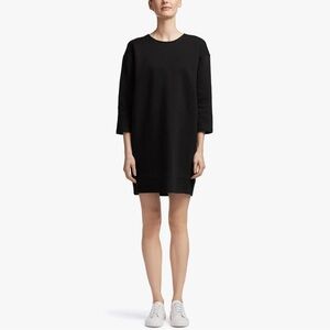 James Perse Cacoon Fleece Dress - Black